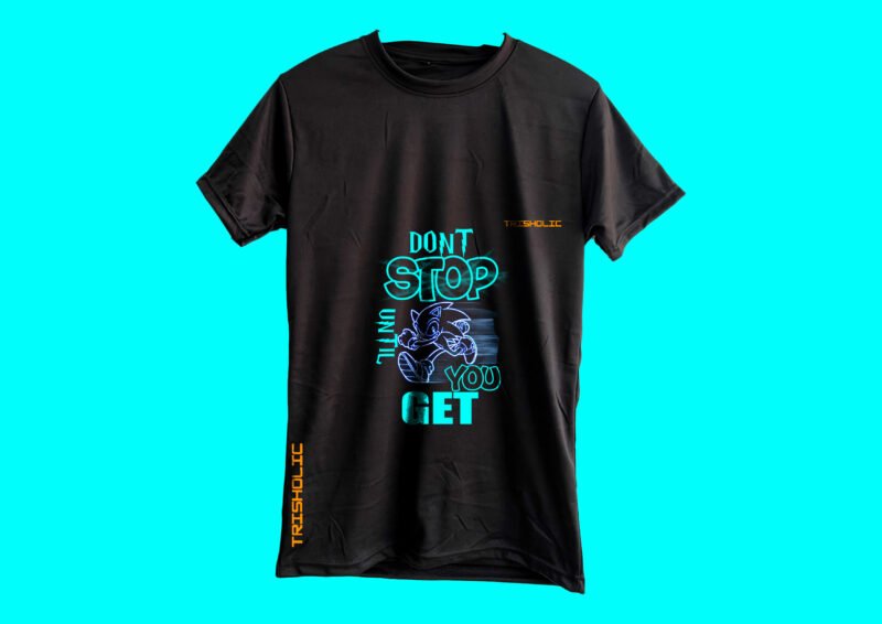 Black Beast Sonic Printed Graphic t-shirt - Image 6
