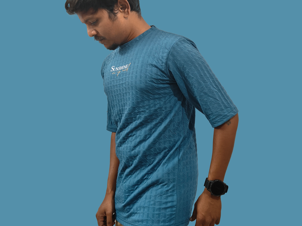 TRISHOLIC Stylish & Vibrant blue Half Sleeve Round Neck T-Shirt