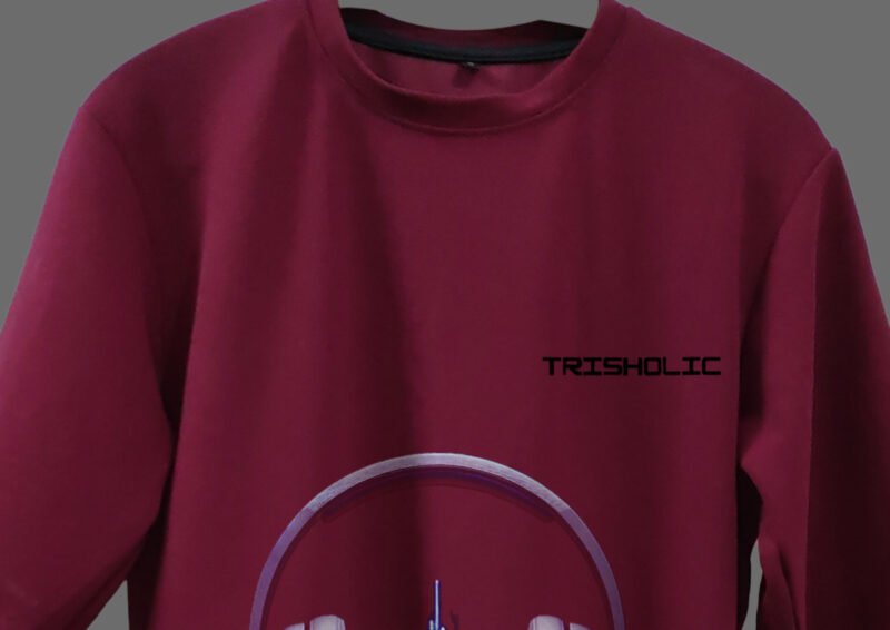 Dominator Oversized Red Graphic Printed designed Tee - Image 4