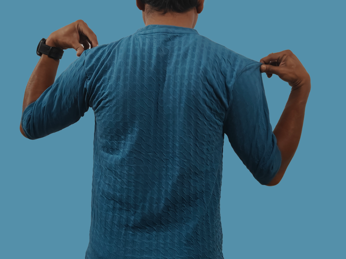 TRISHOLIC Stylish & Vibrant blue Half Sleeve Round Neck T-Shirt - Image 3