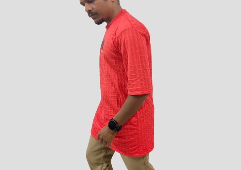 TRISHOLIC Red Round Neck Half Sleeve T-Shirt – The Ultimate Summer & Streetwear Essential - Image 4