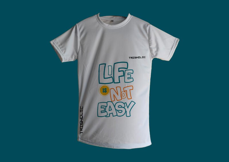 Trisholic PowerFit Half-Sleeve Tee – Dominate Every Move