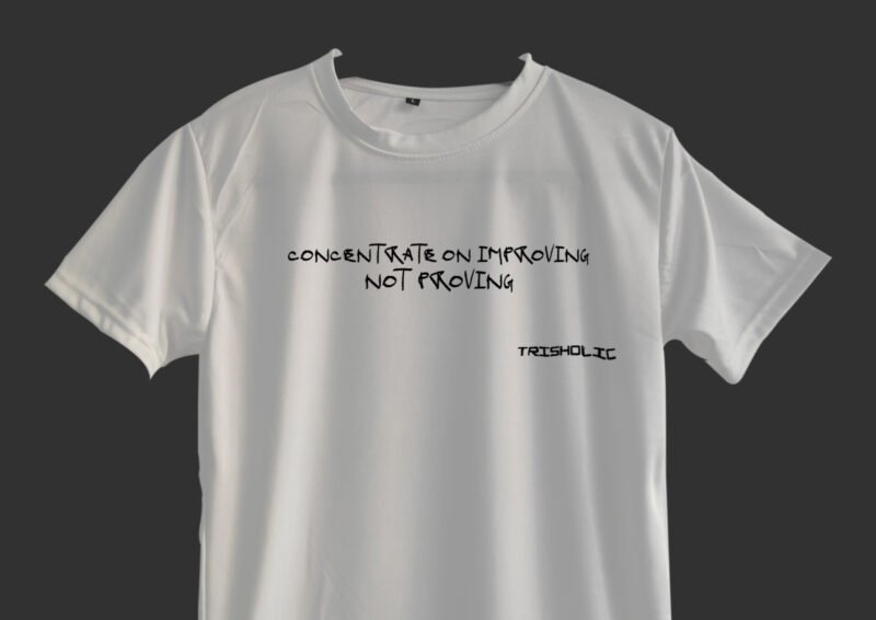 IMPROVE-YOURSELF MOTIVATIONAL QUOTE PRINTED T-SHIRTS
