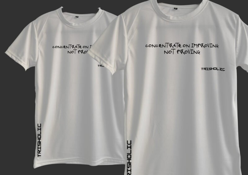 IMPROVE-YOURSELF MOTIVATIONAL QUOTE PRINTED T-SHIRTS