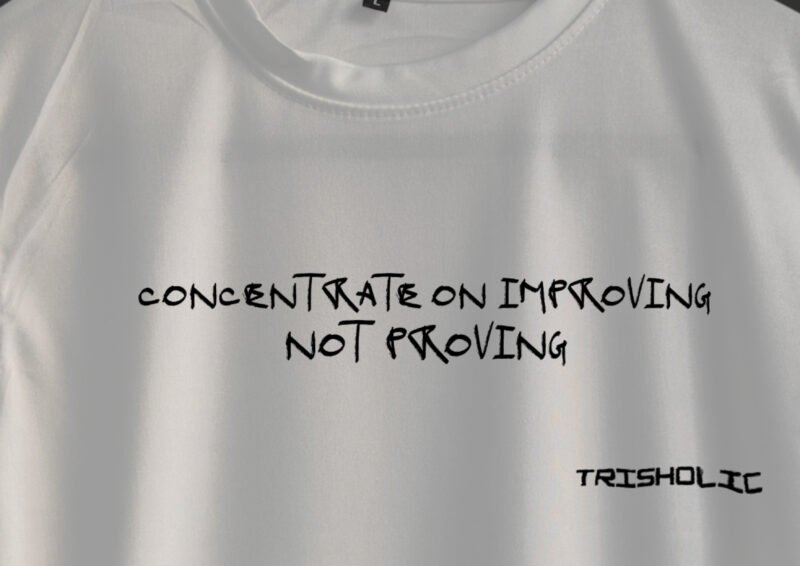 IMPROVE-YOURSELF MOTIVATIONAL QUOTE PRINTED T-SHIRTS