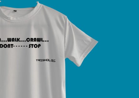 White Color with round neck Printed T-shirt - Image 3