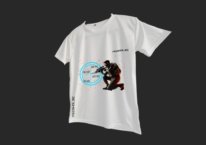 Gamers Suits BGMI Printed Graphic t-shirt - Image 5