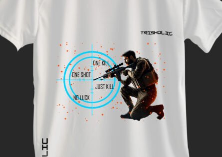 Gamers Suits BGMI Printed Graphic t-shirt - Image 3