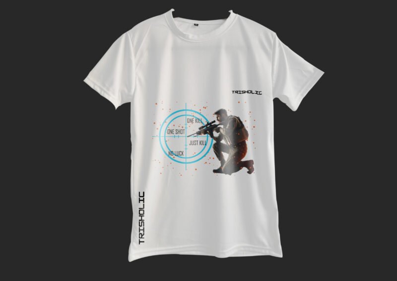 Gamers Suits BGMI Printed Graphic t-shirt