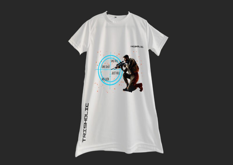 Gamers Suits BGMI Printed Graphic t-shirt - Image 4