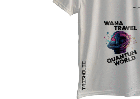 "White round neck oversized Trisholic t-shirt with Captain America’s shield design on the back"