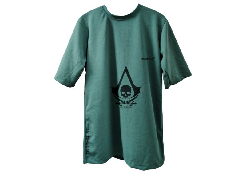 Trisholic Brotherhood’s Oath Assassin’s Creed gamer oversized t-shirt in black.