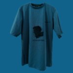 Blue oversized Avengers t-shirt by Trisholic – exclusive Marvel streetwear for men and women