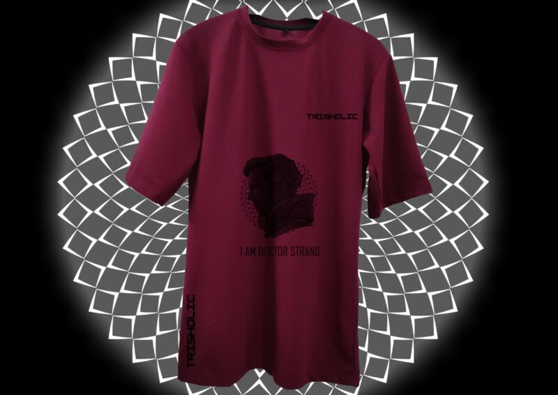 Red Trishoic T-shirt featuring Iron Man from the Avengers collection