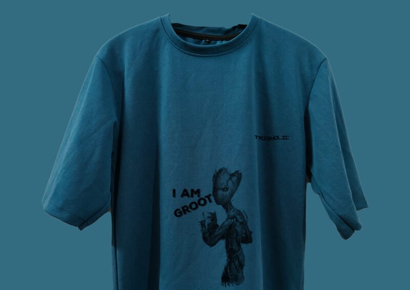Trisholic Stylish Blue Oversized I am Groot - Image 5