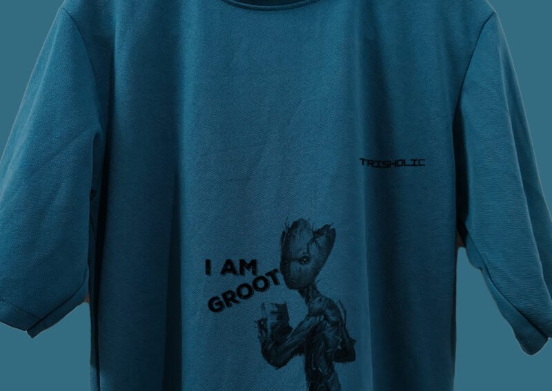 Trisholic Stylish Blue Oversized I am Groot - Image 6