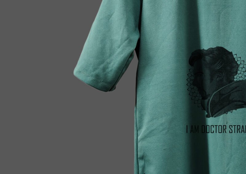 "Trisholic Avengers Oversized T-Shirt front view with Marvel superheroes"