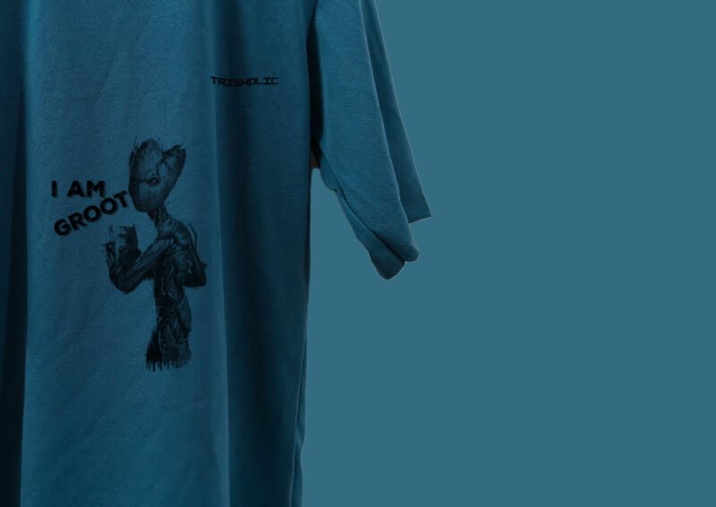 Trisholic Stylish Blue Oversized I am Groot - Image 4