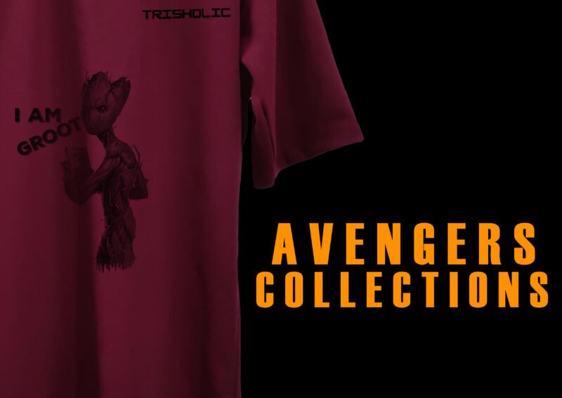 Trisholic Stylish Red Oversized I am Groot - Image 4