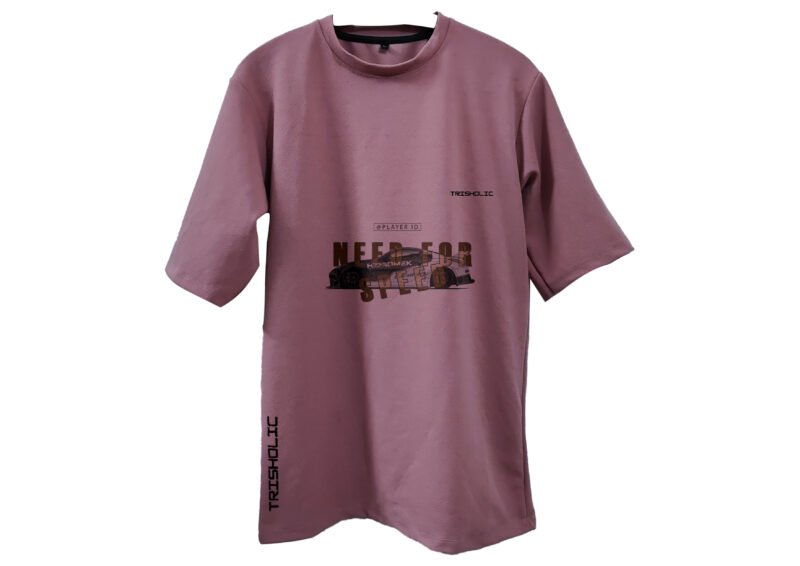 Trisholic Street Racer Dreams Need for Speed gamer oversized t-shirt in cotton candy pastel colors.