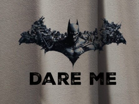 Dusty Gray Oversized Batman T-Shirt – Bold Graphic, Vintage Streetwear, Premium Cotton