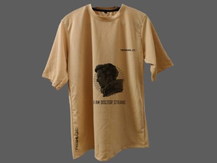 "Trisholic Avengers Oversized T-Shirt front view with Marvel superheroes"