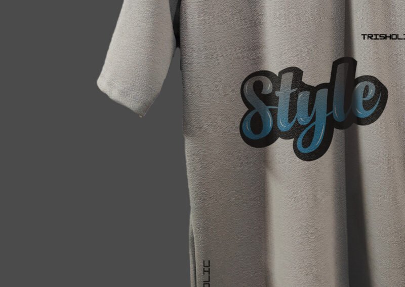 "Minimalist STYLE text design on trendy t-shirt"