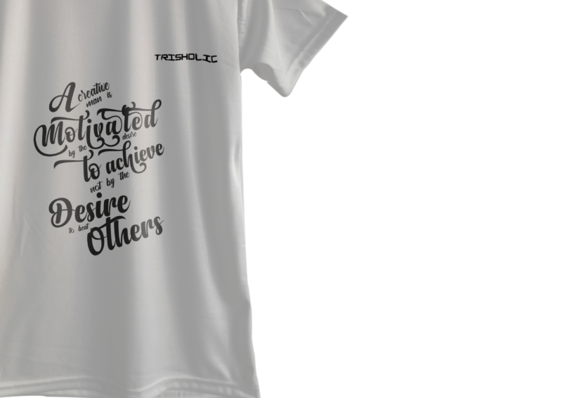 Trisholic Milk White A motivated Quote printed - Image 5