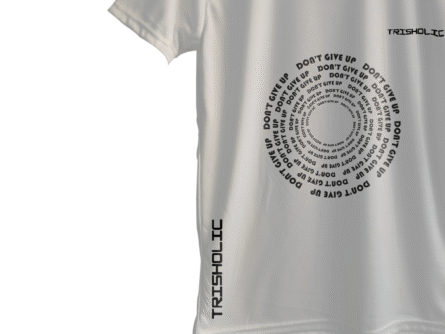 White Slim Fit T Shirt with Collar