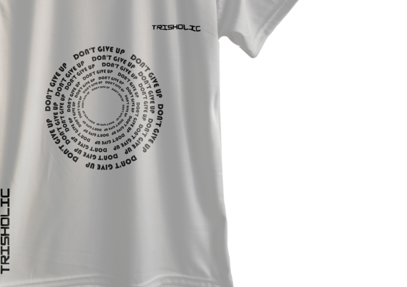 Trisholic Don't Give Up Motivated Quote printed - Image 4