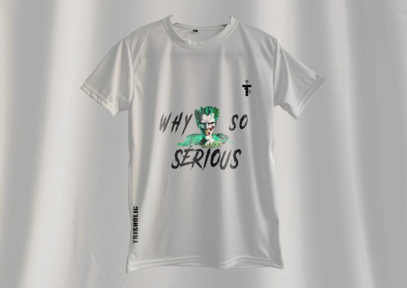 Flat lay of exclusive Joker series polycotton clothing drop