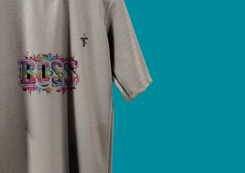 Boss quote t-shirt styled with streetwear