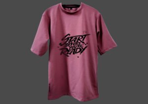 Front View of Cotton Candy Drop Shoulder Oversized Tee