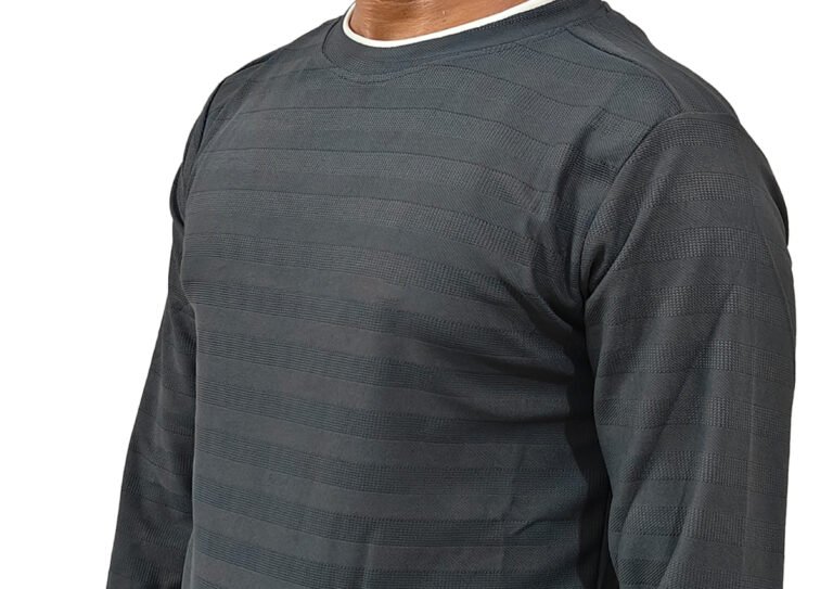 Trisholic black t-shirt styled with joggers and accessories