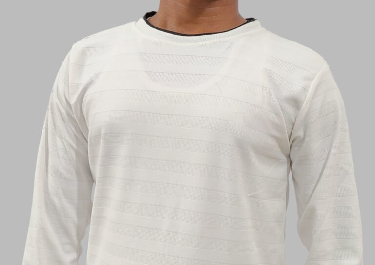 long sleeve white colour full sleeve t shirt for men