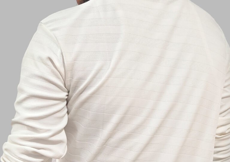 white full sleeve t-shirt cotton