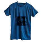 rise up blue t-shirt, oversized blue tee, no limits t-shirt, blue cotton t-shirt, men’s streetwear tee, casual blue t-shirt, trendy oversized shirt, breathable cotton t-shirt, affordable streetwear india, stylish blue tee