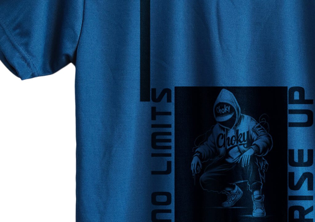 oversized cotton tee blue, blue casual fashion t-shirt, men’s oversized fit shirt, rise up no limits t-shirt, breathable fabric tee, affordable trendy shirt, stylish blue oversized, youth casual wear tee, men’s everyday t-shirt, cotton oversized tee