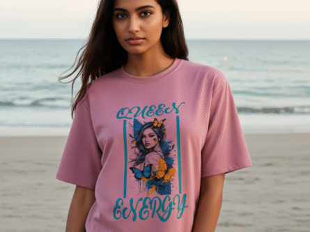 Queen Energy Cotton Candy Tee Streetwear Fit