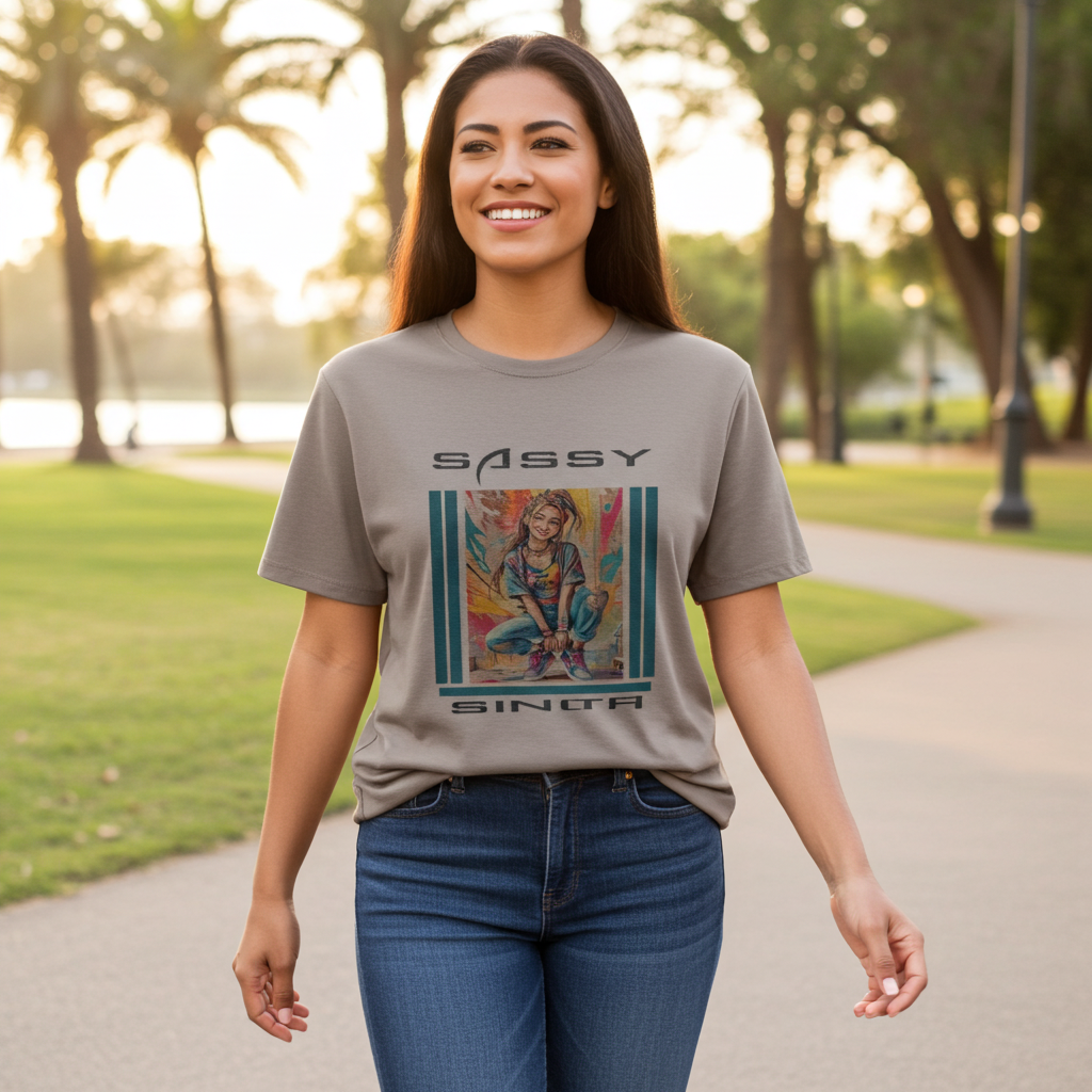 Long top t shirt for women gray printed