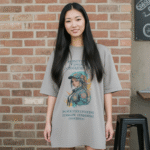 Best relaxed fit t shirts for women with bold slogan