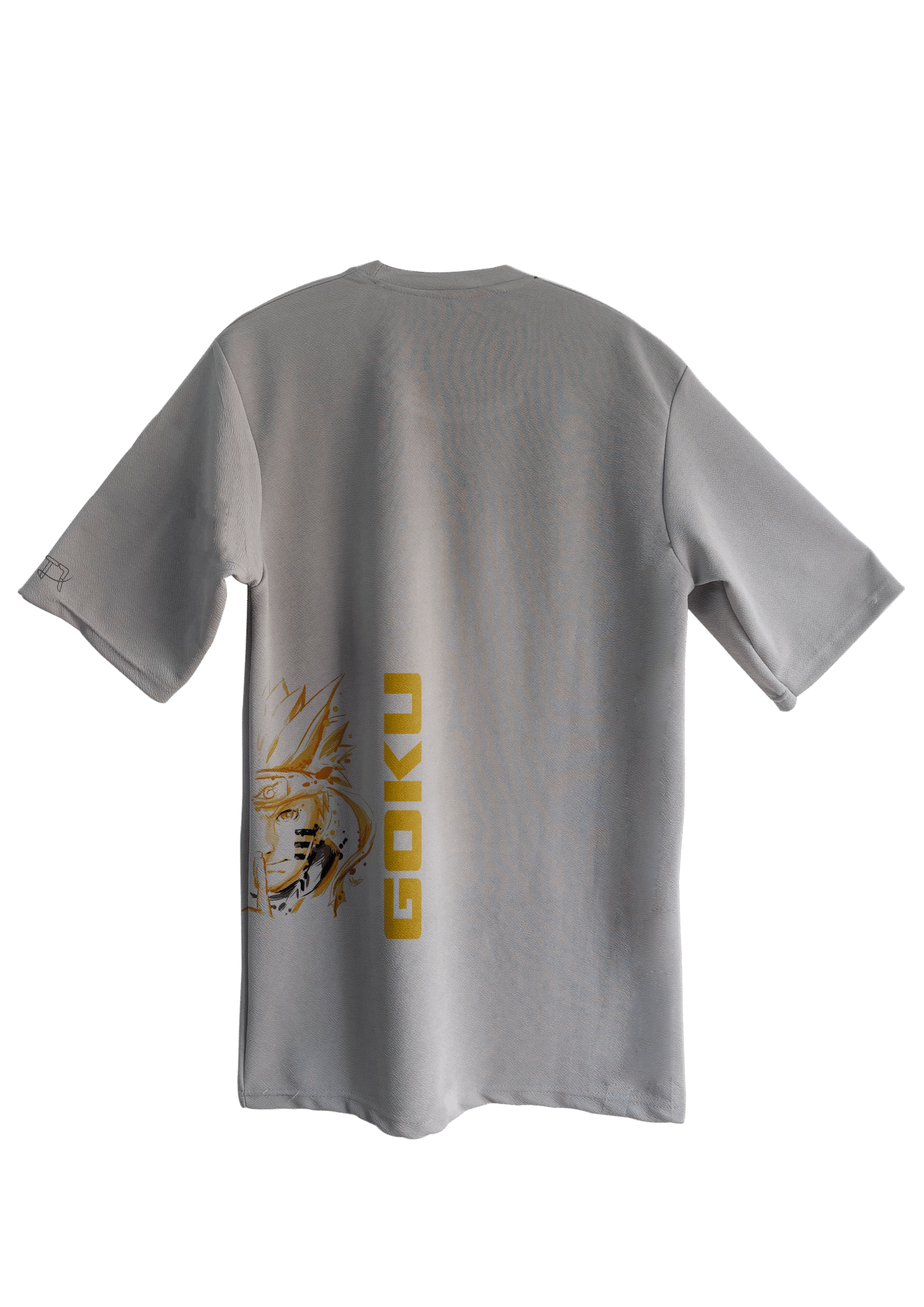 Goku Anime Trendy Stylish Baggy T-Shirt for Men's Front View