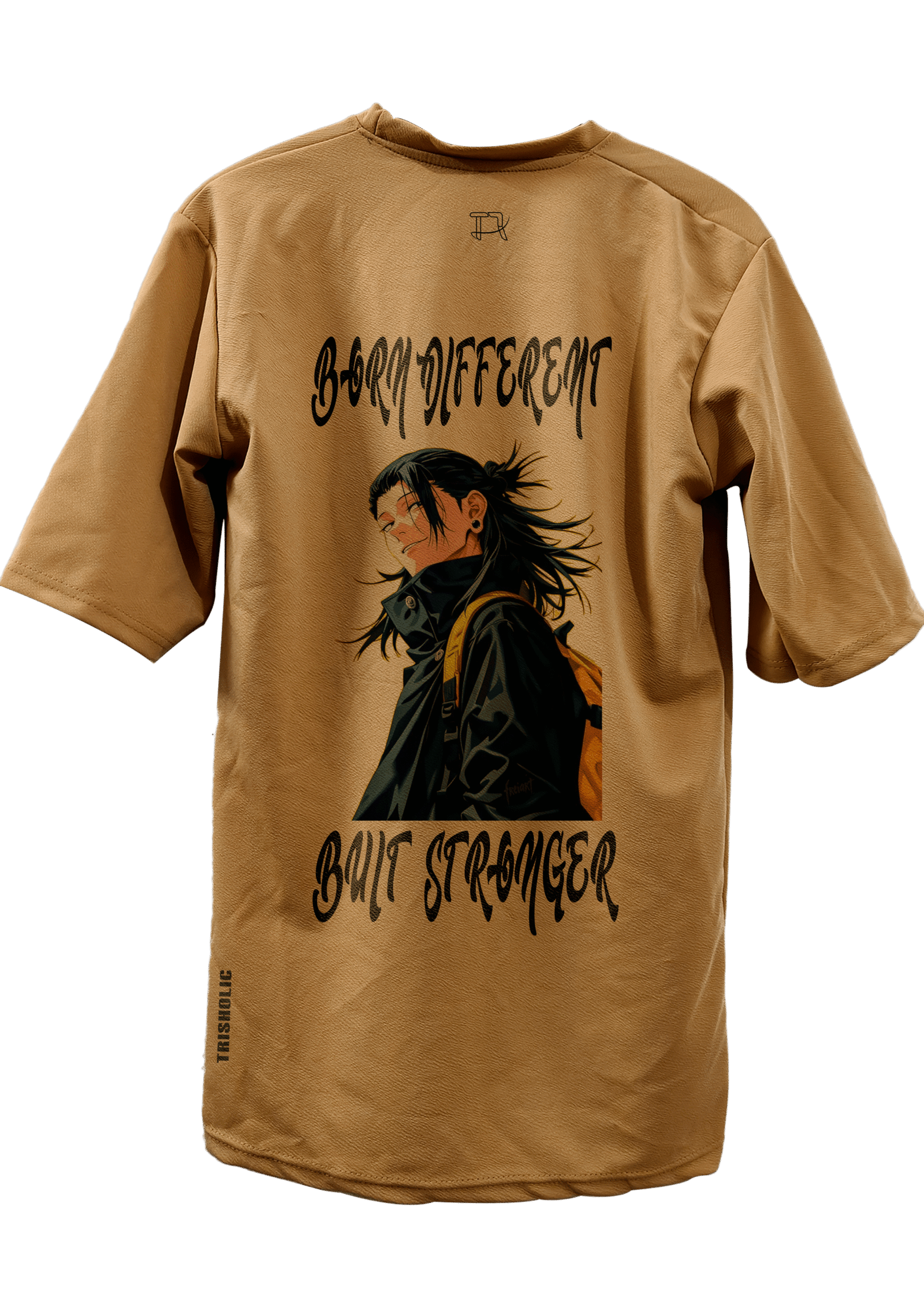 Peach Anime Baggy Style T-Shirt for Men