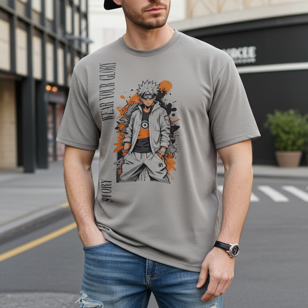 Anime Oversized Streetwear Tee
