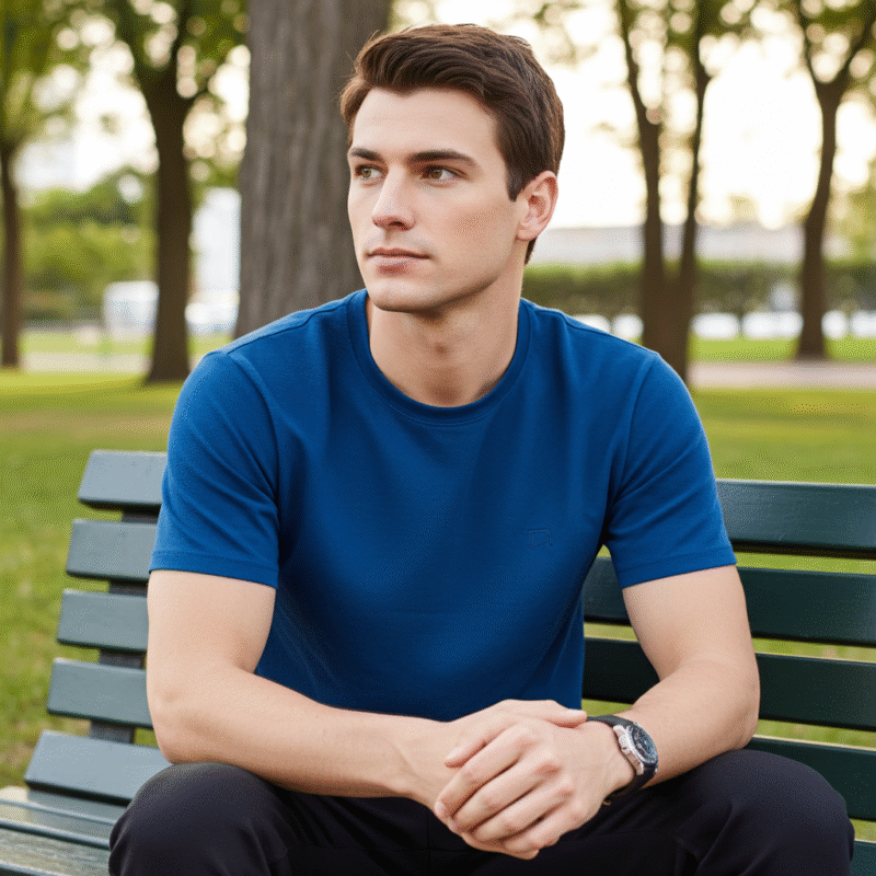 Front view of Anime stylish loose fit t-shirt for men under 499