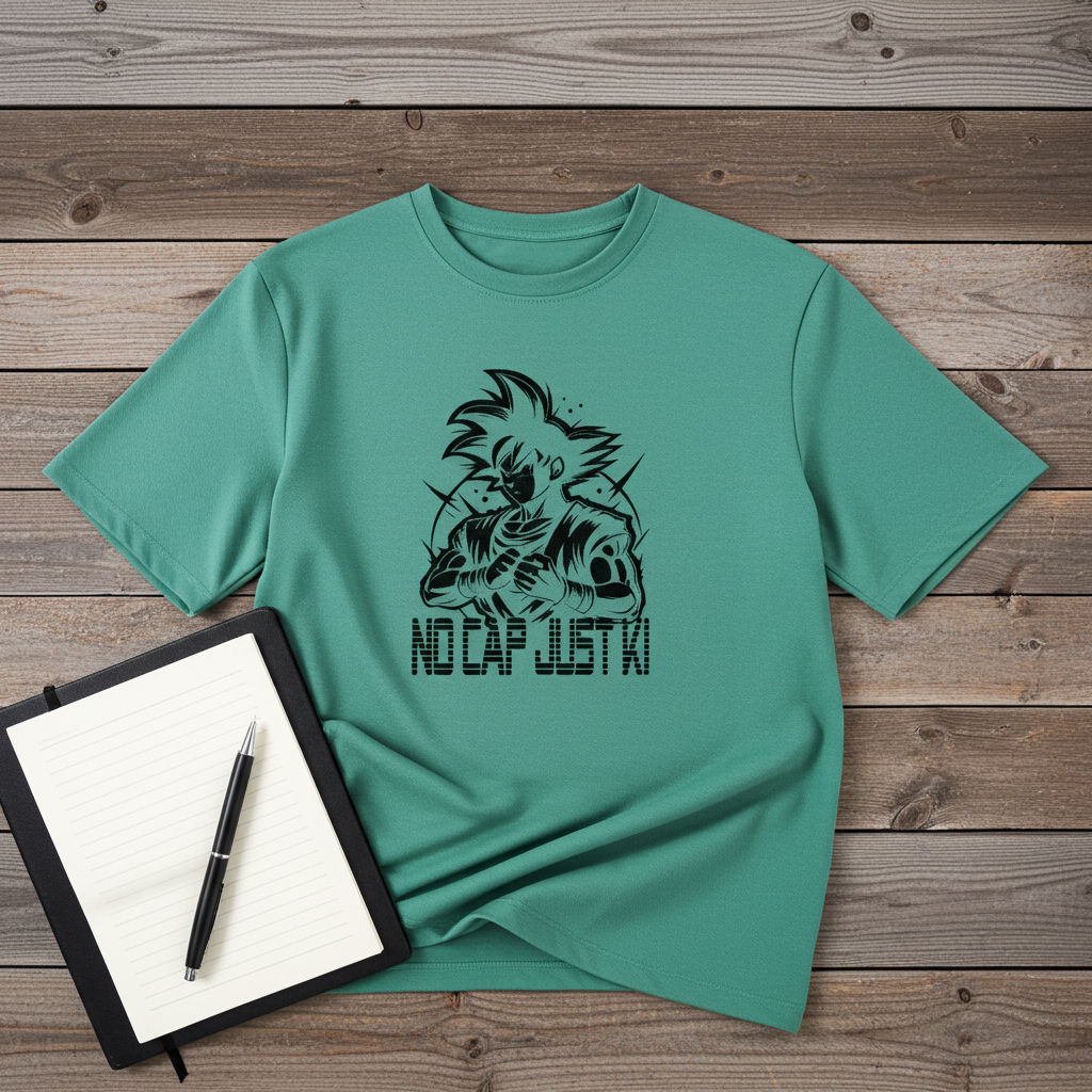 Side angle of Special look anime T-shirt for men's under 499