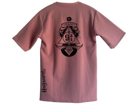 Men’s Oversized Wizard-Inspired Graphic T-Shirt | Pastel Cotton Candy Colour | Trisholic Cotton candy pastel wizardcore tee men Trisholic oversized