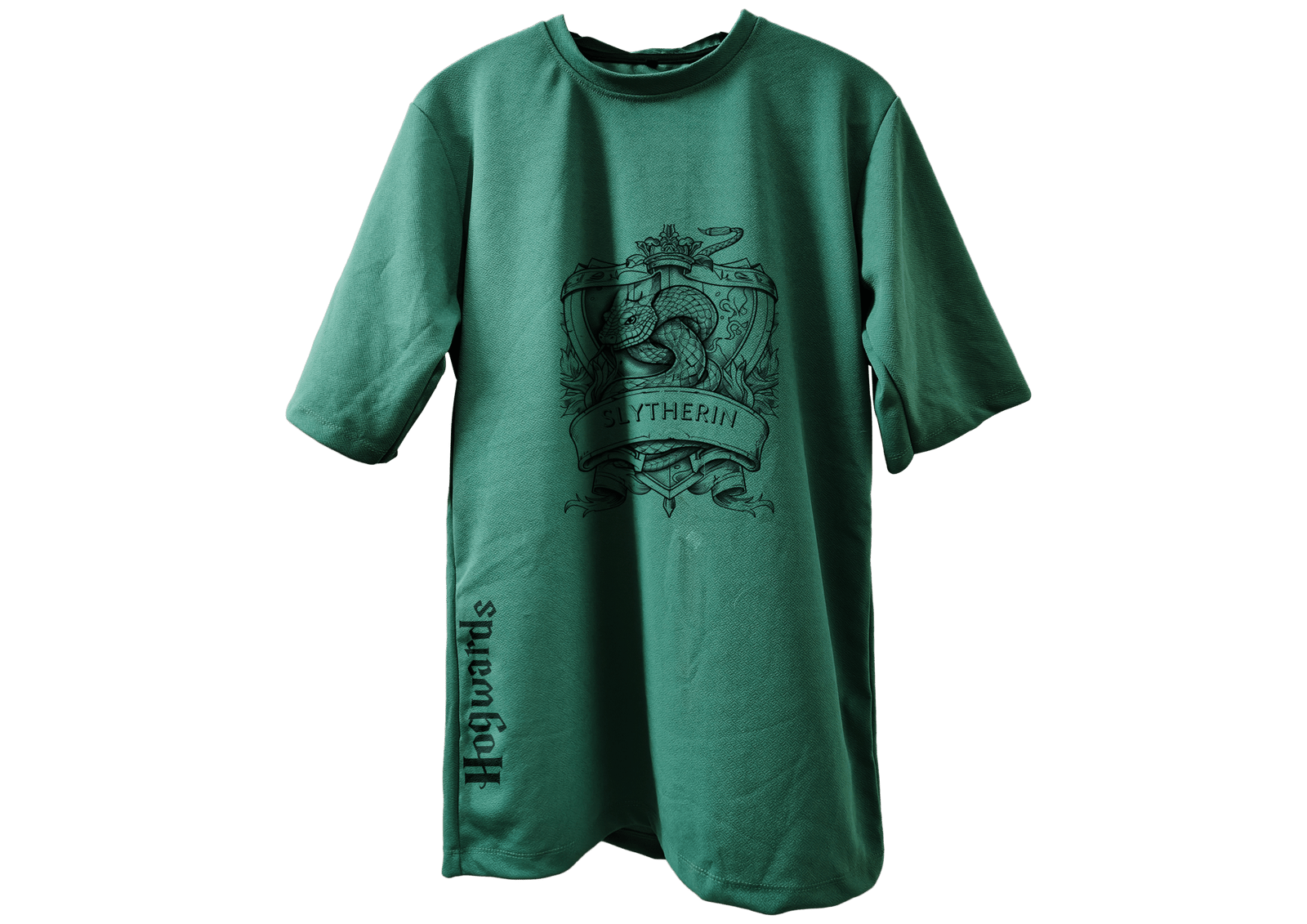 Slytherin Oversized T-Shirt front view,Front view of Slytherin Oversized T-Shirt,