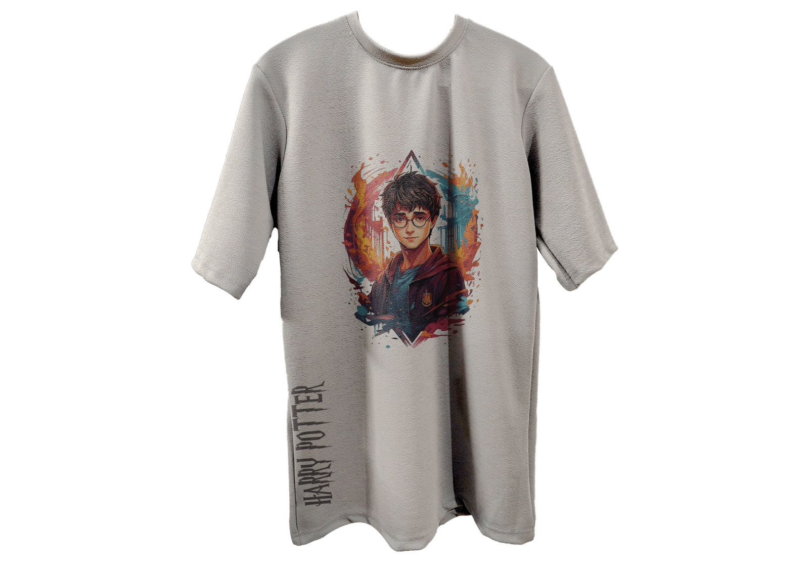Gryffindor Oversized T-Shirt – Trendy Harry Potter Streetwear by Trisholic front view