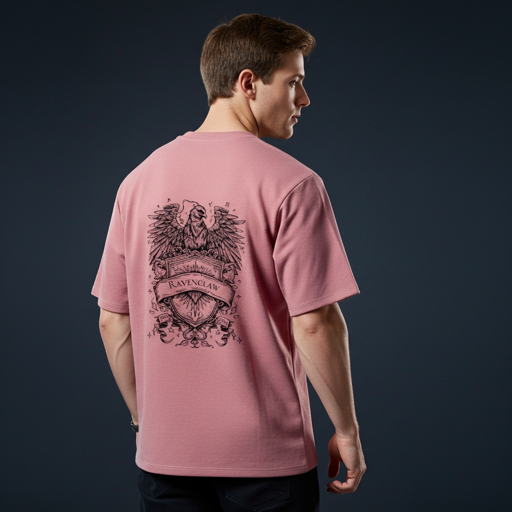 Ravenclaw Cotton Candy Harry Potter T-shirt for Men | Trisholic fabric zoom
